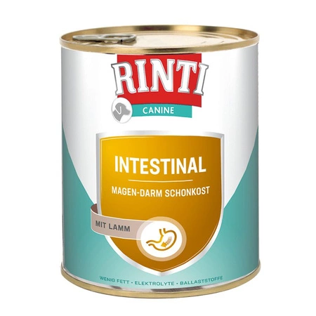 RINTI Canine Intestinal- mokra karma dla psa z jagnięciną 800 g