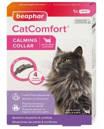Beaphar CATCOMFORT CALMING COLLAR 35cm - obroża z feromonami dla kotów 35cm