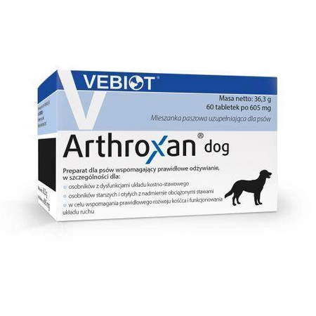VEBIOT Arthroxan dog 60 tab. - Tabletki na stawy dla psów 60 tab.