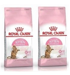 Royal Canin karma dla kotów kitten sterilised 2x 400 g
