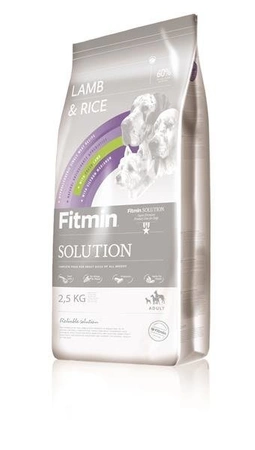 Fitmin Solution Lamb & Rice 2.5 kg - sucha karma dla dorosłych psów jagnięcina ryż 2.5kg