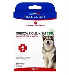 FRANCODEX Obroża z olejkiem CBD 75 cm dla psów o wadze powyżej 20 kg - 1 szt.