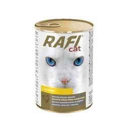 Rafi Cat z Drobiem w Sosie Puszka 415G