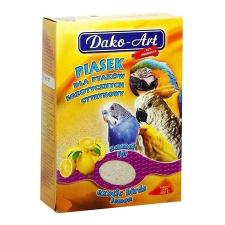 Dako-Art Piasek dla Ptaków Cytrynowy 1,5kg 614 *Karton