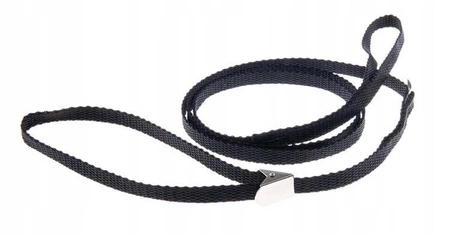 4wild  Ringówka Angielska 150 cm, czarna - ringówka do prezentacji psa na wystawie