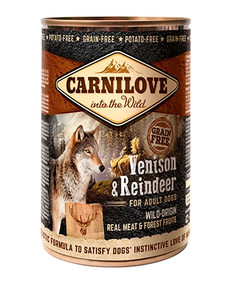 Carnilove Wild Meat Venison & Reindeer 400 g - mokra karma dla psów jeleń renifer 400g