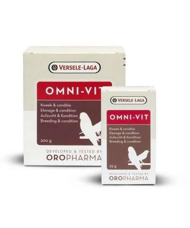 Versele-Laga Omni-vit 25 g - preparat na poprawę kondycji dla ptaków 25g