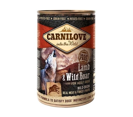 Carnilove Wild Meat Lamb & Wild Boar 400 g - sucha karma dla psów jagnięcina dziczyzna 400g