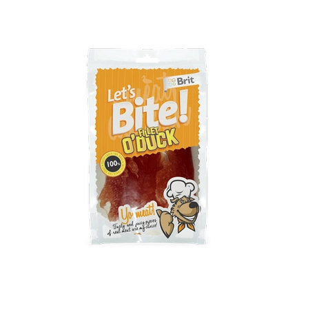 Brit Let's Bite Filet O'Duck 80 g - przysmak dla psów kaczka 80g