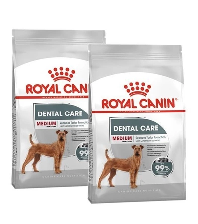 Royal Canin Dental Care Medium 2x 10 kg - sucha karma dla psów ras średnich redukująca powstawanie kamienia nazębnego 2x10kg