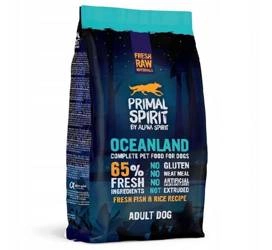 Primal 65% Oceanland  Dog Food  1 kg - Pełnoporcjowa karma dla dorosłych psów wszystkich ras.