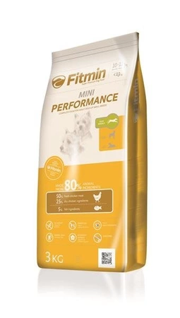 Fitmin Mini Performance 3 kg - sucha karma dla psów rasy małej ze zwiększoną zawartością energii