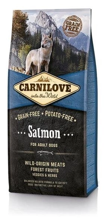 Carnilove Salmon For Adult 12 kg - sucha karma dla dorosłych psów łosoś 12kg