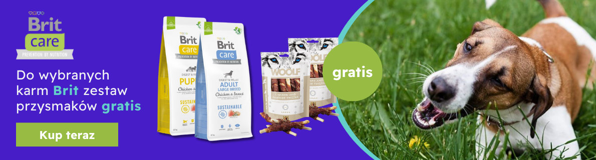 2025-05-12 - BRIT do wybranych produktów przysmaki WOOLF gratis