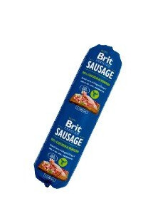 BRIT Sausage Kurczak i dziczyzna 800 g kawałki mięsa w bulionie