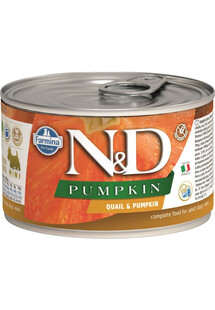 N&D Pumpkin & quail karma mokra dla psa - przepiórka i dynia 140 g