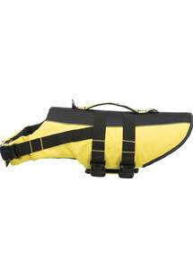 Kamizelka ratunkowa dla psów, L: 55 cm: 50–80 cm, żółta/czarna