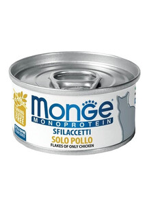 MONGE Monoprotein Cat mokra karma z kurczakiem dla kota  80g