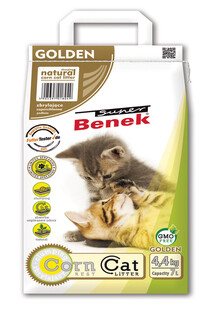 Super Benek Corncat Golden 14 L - żwirek kukurydziany dla kotów 2x 7l (14 l)