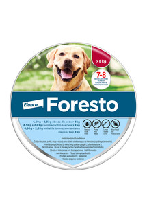 FORESTO Obroża dla psa przeciw kleszczom i pchłom powyżej 8 kg