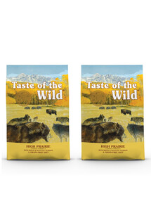 TASTE OF THE WILD High Prairie 24,4 (2 x 12,2 kg) - sucha bezzbożowa karma dla psów