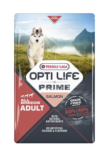 Opti Life Prime Adult Salmon 12,5kg Grain free