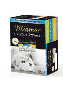 MIAMOR Ragout Royale Multibox smaki rybne i mięsne w galaretce dla kota 12 x 100 g