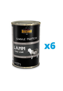 BELCANDO Single Protein Jagnięcina 6x400 g mokra karma dla psa