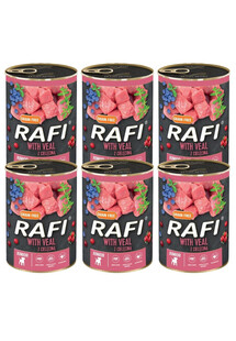 DOLINA NOTECI RAFI Junior Veal z cielęciną mokra karma dla psa 6x400 g