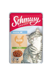 SCHMUSY RAGOUT Kurczak w galaretce 100 g mokra karma dla kotów