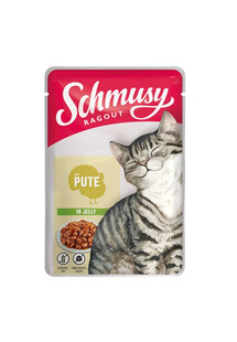 SCHMUSY RAGOUT Indyk w galaretce 100 g mokra karma dla kotów