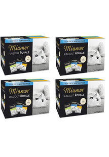 MIAMOR Ragout Royale Multibox smaki rybne i mięsne w galaretce dla kota 48 x 100 g