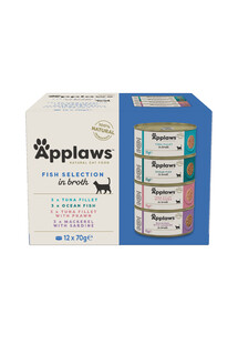 Cat Tin Multipack 12 x 70 g Fish Collection mokra karma dla kota mix smaków z rybą