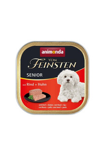 ANIMONDA Vom Feinsten Senior with Beef and Chicken 150 g Wołowina i kurczak dla starszych psów
