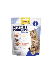 GIMCAT Nutri Pockets Sea Mix przysmak rybny 150 g