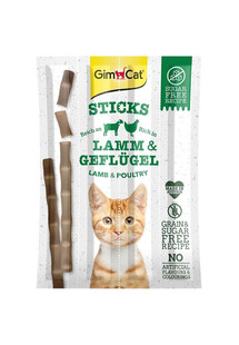 GIMCAT Sticks Lamb&Poultry z jagnięciną i drobiem 4szt.
