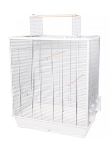 Fiona XL Klatka dla ptaków 78 cm biała