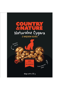 COUNTRY&NATURE Cygara dla psa 20 x 85 g z mięsem dzika