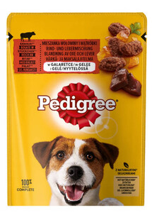 Pedigree z Wołowiną w Galaretce 100 g - mokra karma dla psów z wołowiną w galaretce 100g