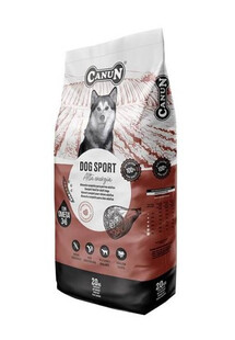 CANUN Dog Sport z wołowiną, 20kg - sucha karma dla energicznych i sportowych psów dorosłych, 20 kg
