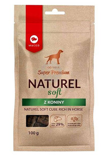 MACED Naturel Soft z koniny 100g - przysmak dla psów, 100g