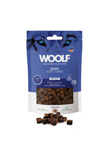WOOLF Soft Cubes Duck miękkie kostki z kaczki dla psów 100g