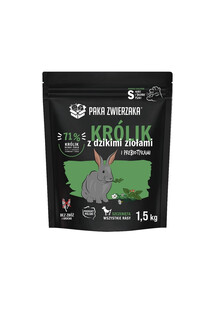 PAKA ZWIERZAKA Seventh Heaven Królik z dzikimi ziołami 1,5 kg sucha karma dla szczeniąt
