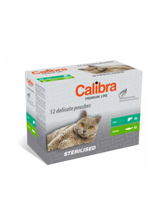 Cat Premium Line Sterilised Multipack 12x100 g saszetki dla sterylizowanych kotów
