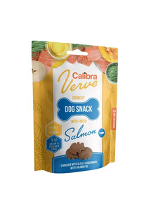 Dog Verve Crunchy Snack Fresh Salmon 150 g bezzbożowe przysmaki z łososiem