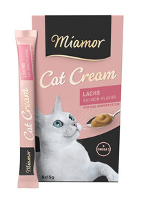 MIAMOR Cat Cream krem z łososia 6 x 15 ml dla kota