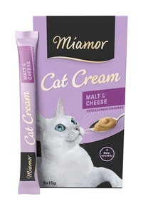MIAMOR Cat Cream pasta słodowa z serem 6 x 15 ml dla kota