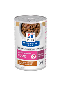 HILL'S Prescription Diet Canine Gastrointestinal Biome Digestive Care Stew with Chicken and carrots 354 g w puszce Kurczakiem i marchewka