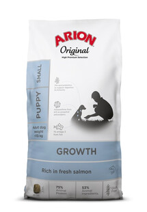 ARION Original Growth Puppy Small dla szczeniąt ras małych z łososiem 2 kg
