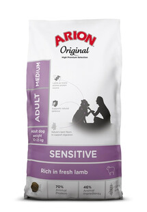 ARION Original Sensitive Adult Medium dla psów ras średnich z jagnięciną 12 kg